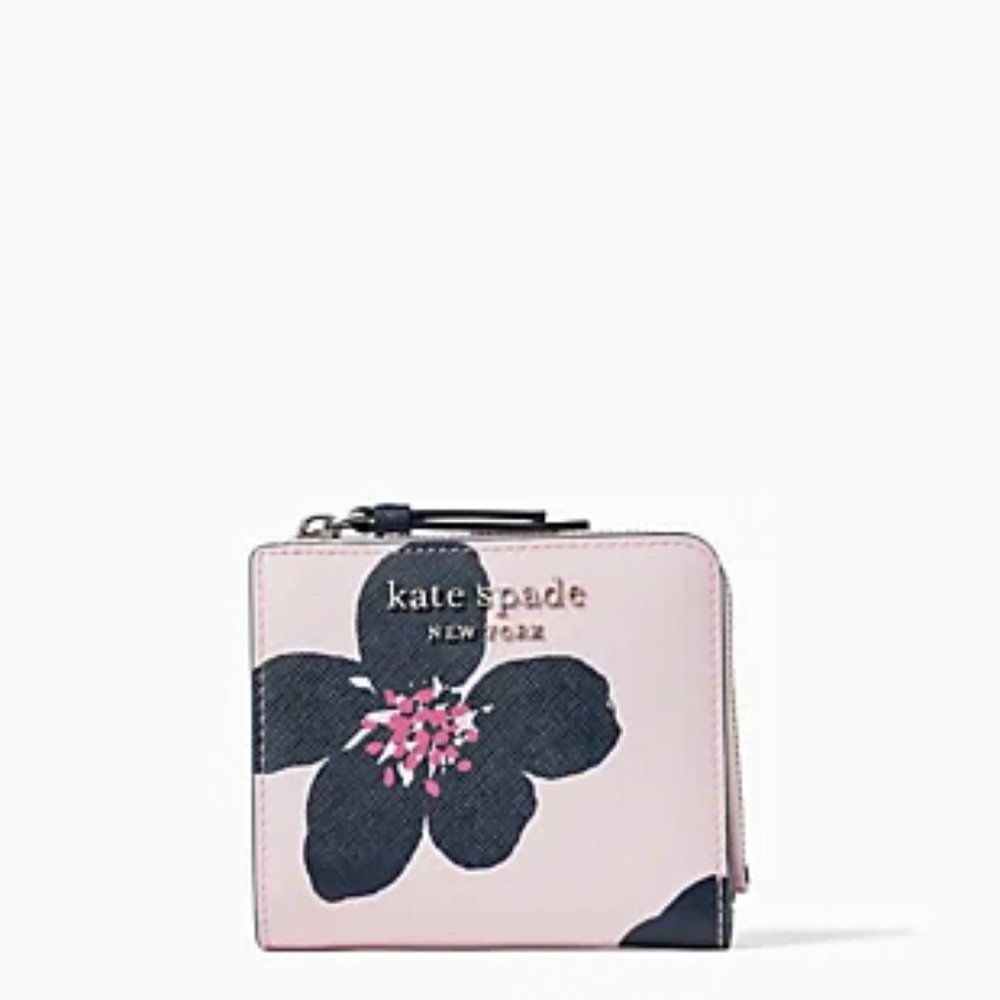 Kate Spade Cameron Grand Flora small bifold wallet